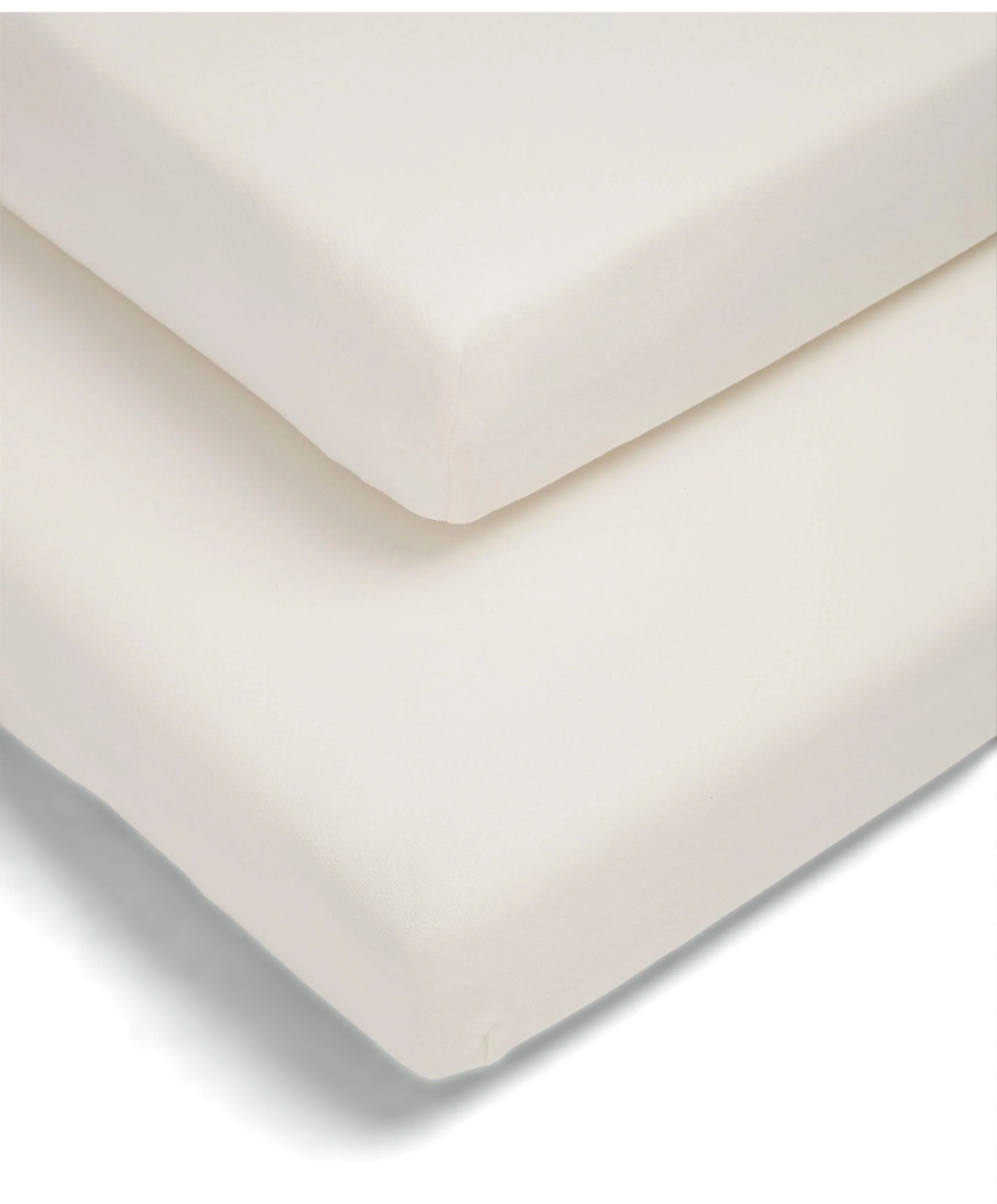 Petite Cot Fitted Sheets (2 Pack) – Cream - Image 3