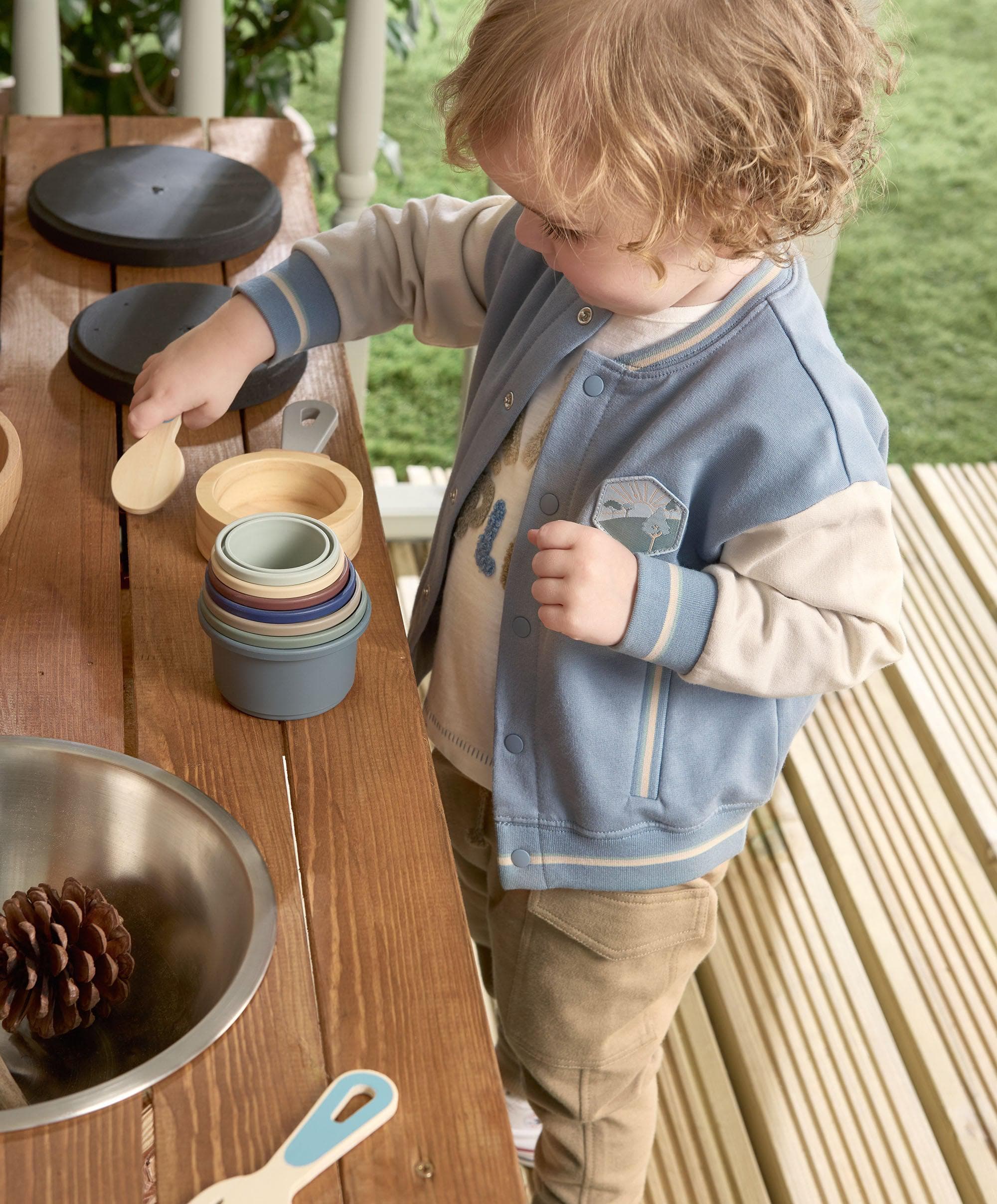 Baseball Jacket - Blue - Image 5