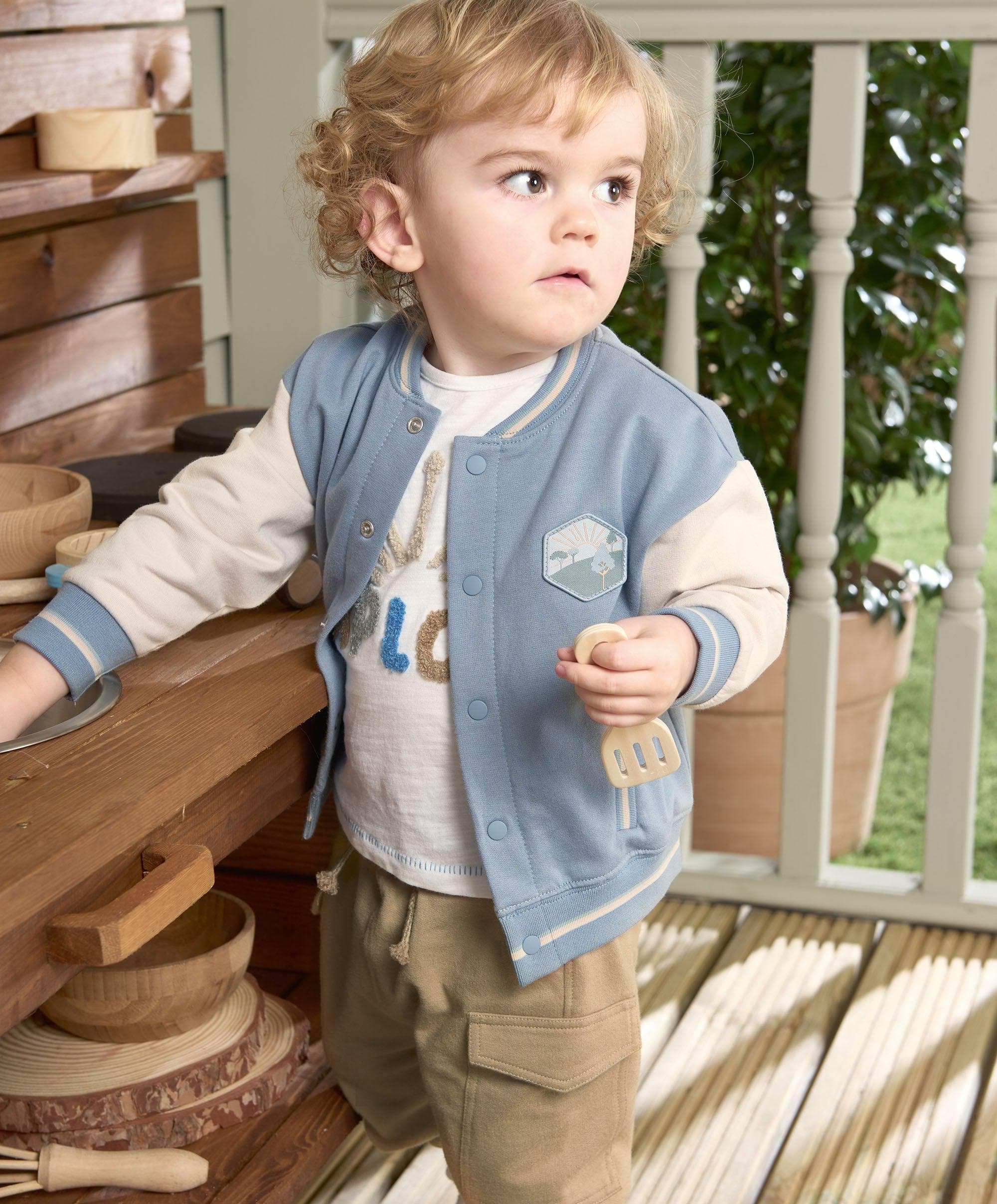 Baseball Jacket - Blue - Image 6