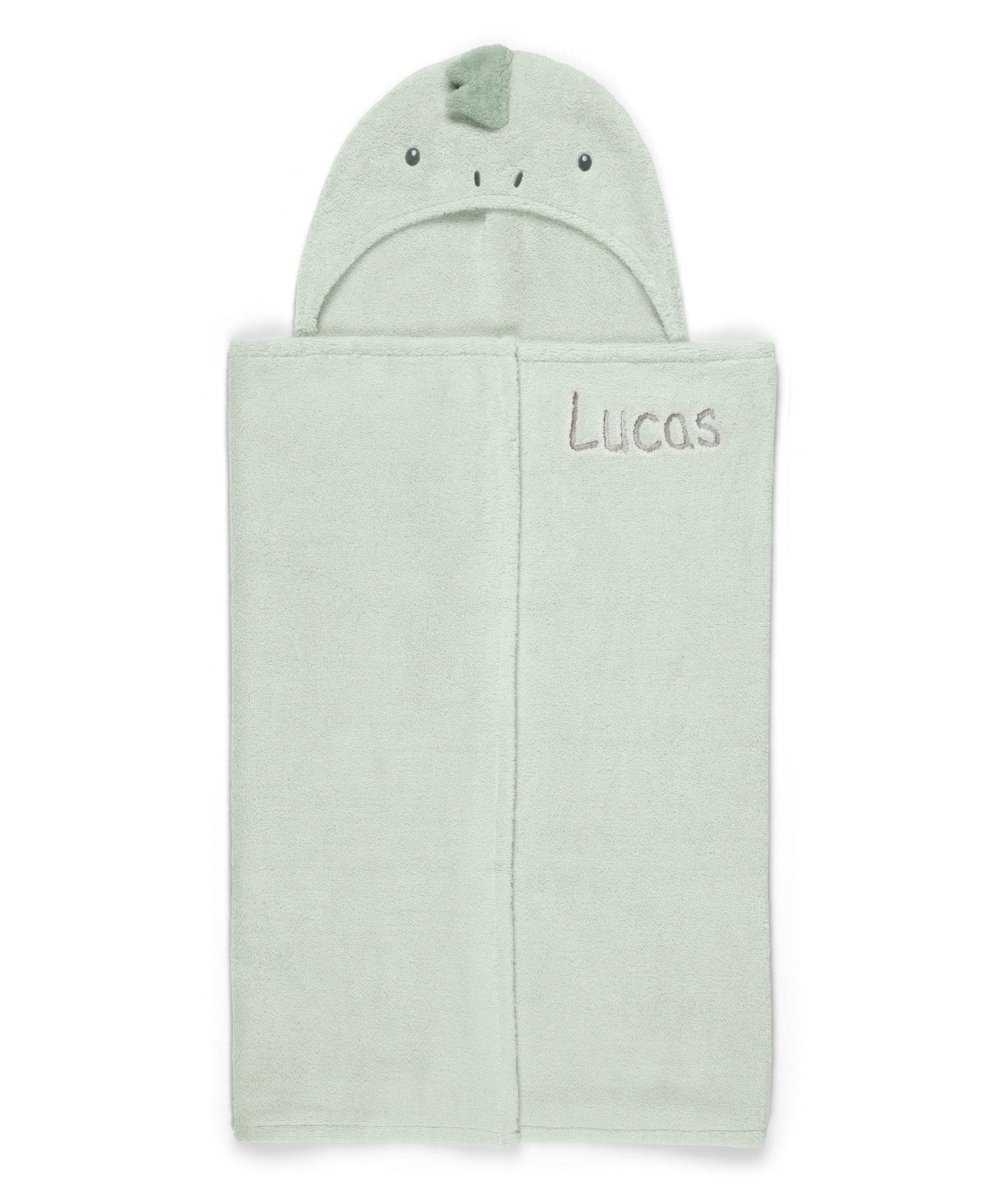 Hooded Baby Towel - Dinosaur - Image 7