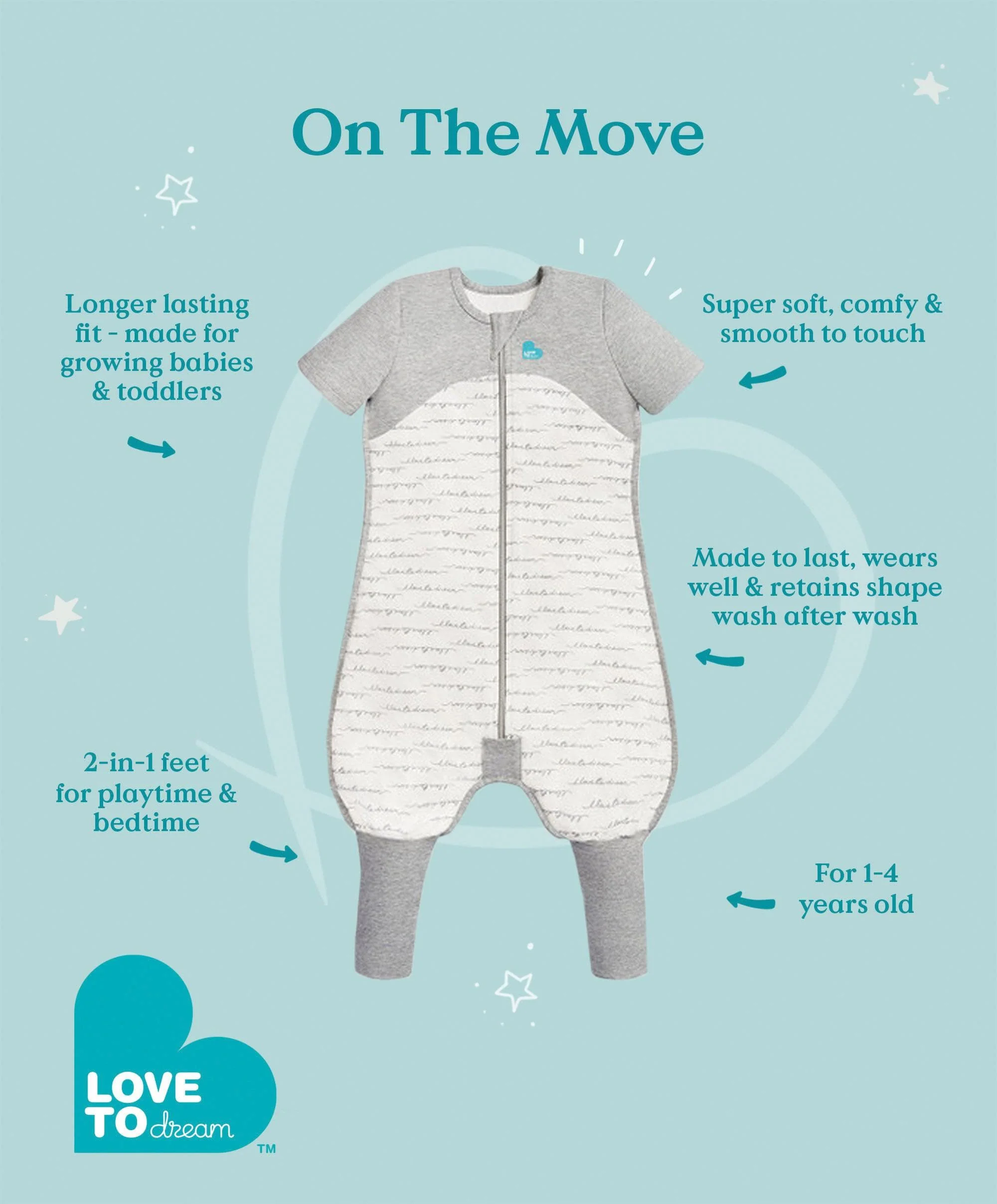 Love to Dream Sleep Suit 12-24 Months (2.5 Tog) - Moonlight Olive - Image 10