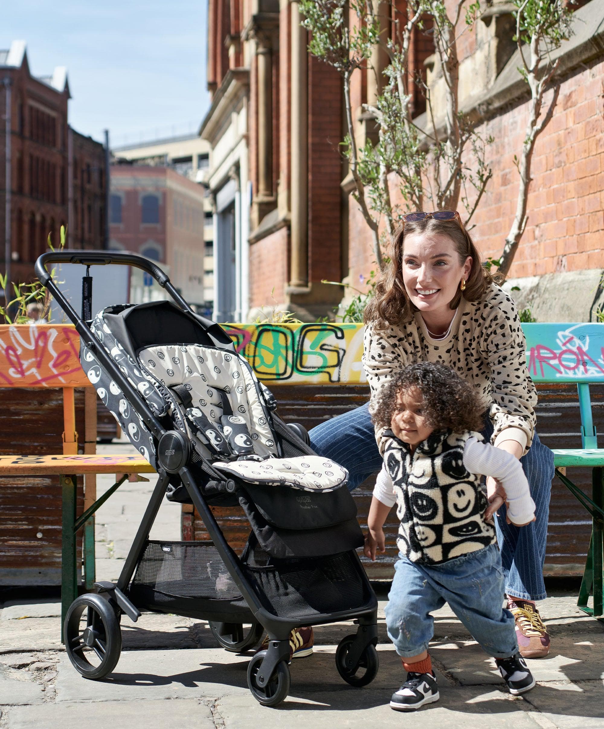 Mamas & Papas x Another Fox Reversible Liner - Ying & Yang - Image 4