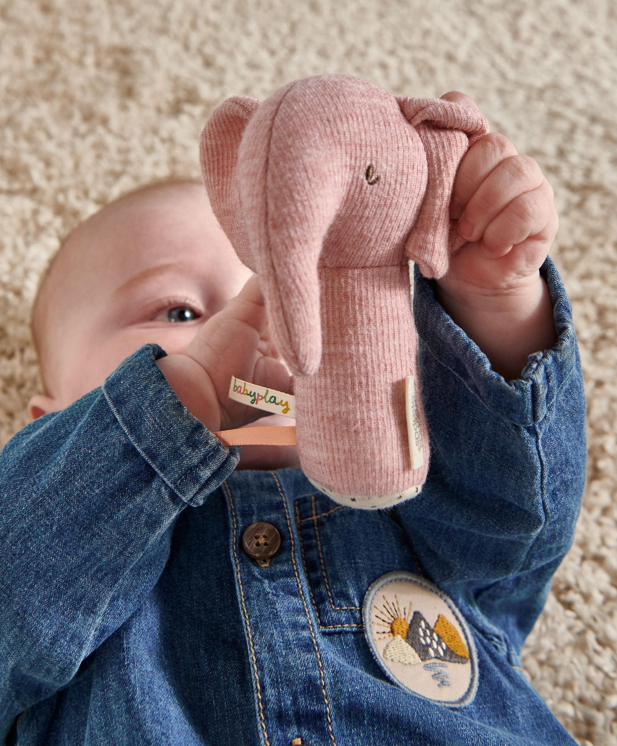 Mini Rattle - Edie Elephant - Image 3