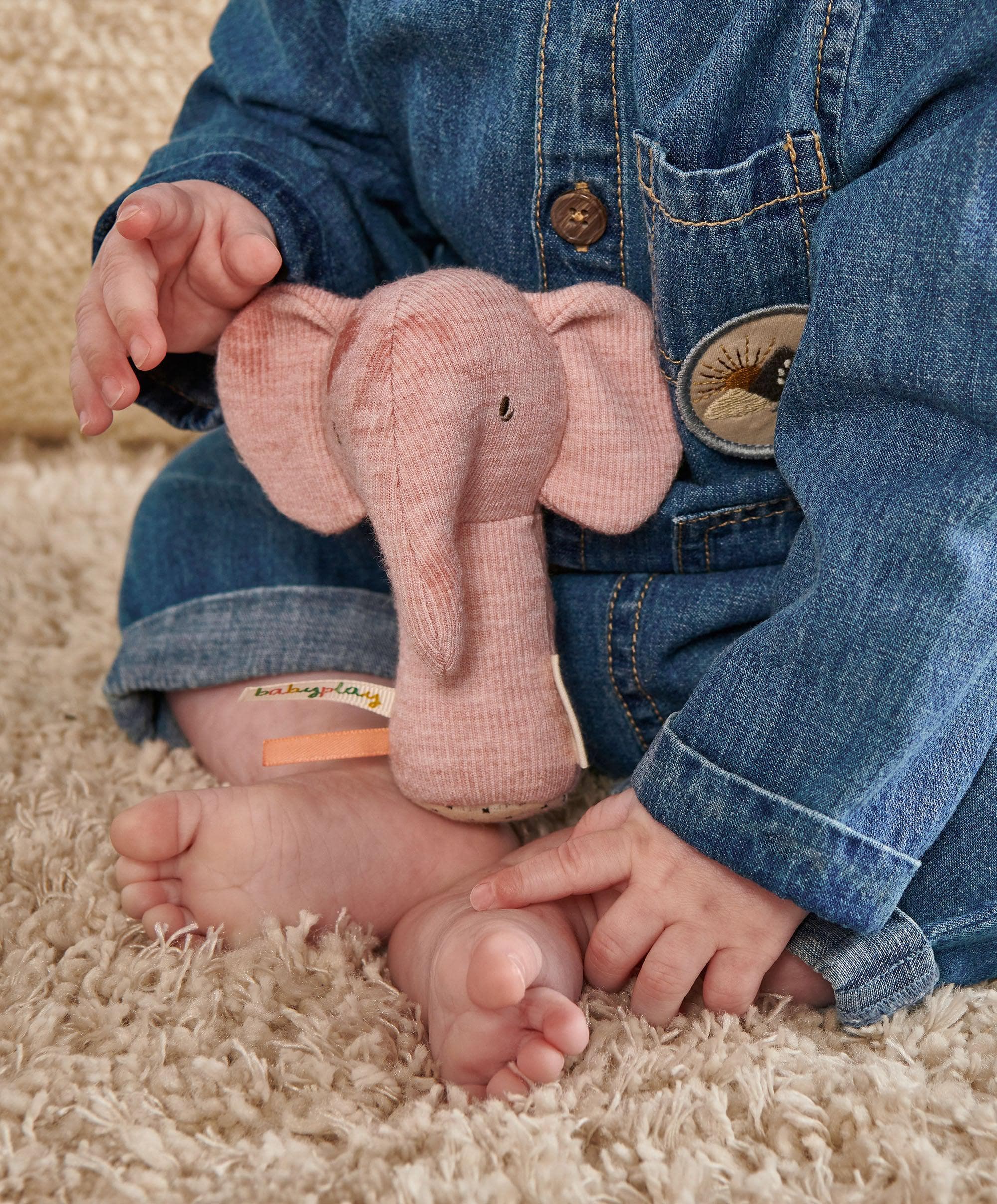 Mini Rattle - Edie Elephant - Image 4