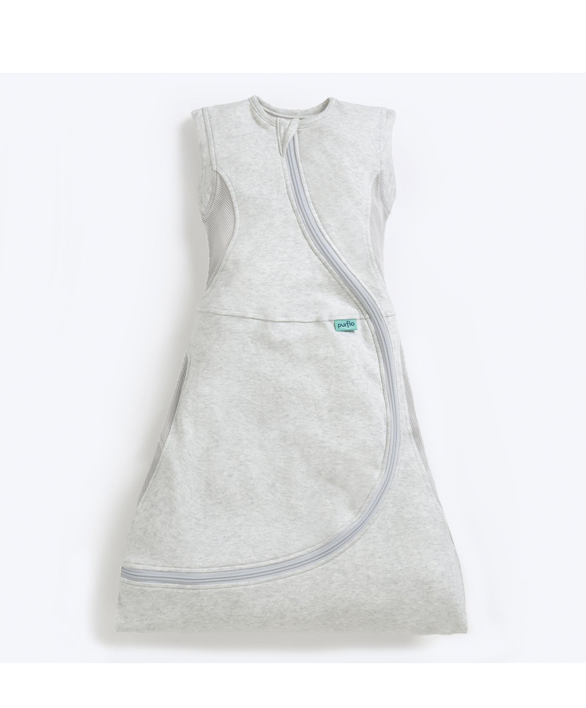 Purflo Cuddle to Sleep Bag 3-12 Months (0.5 Tog) - Minimal Grey - Image 5