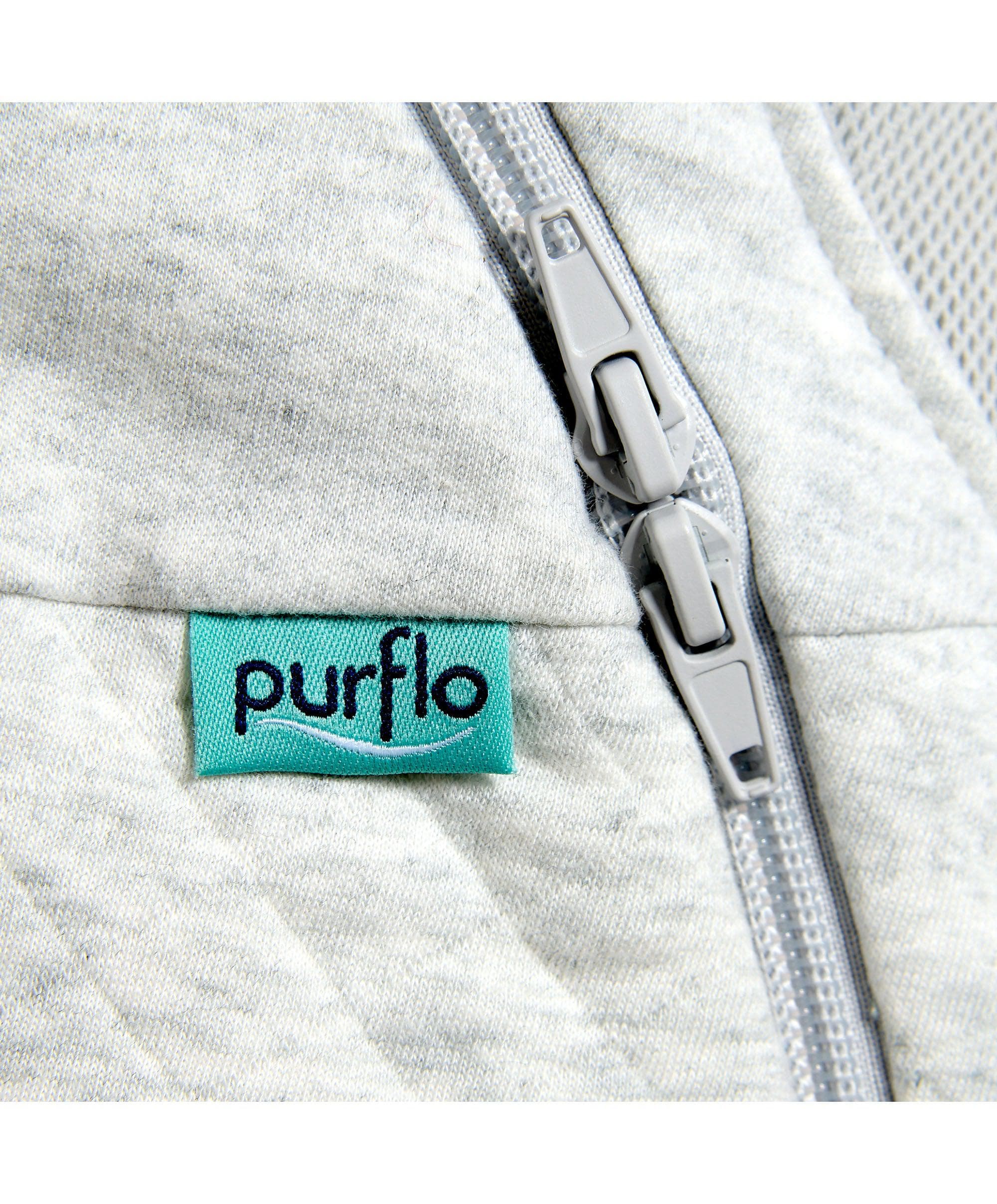 Purflo Cuddle to Sleep Bag 3-12 Months (2.5 Tog) - Grey - Image 4