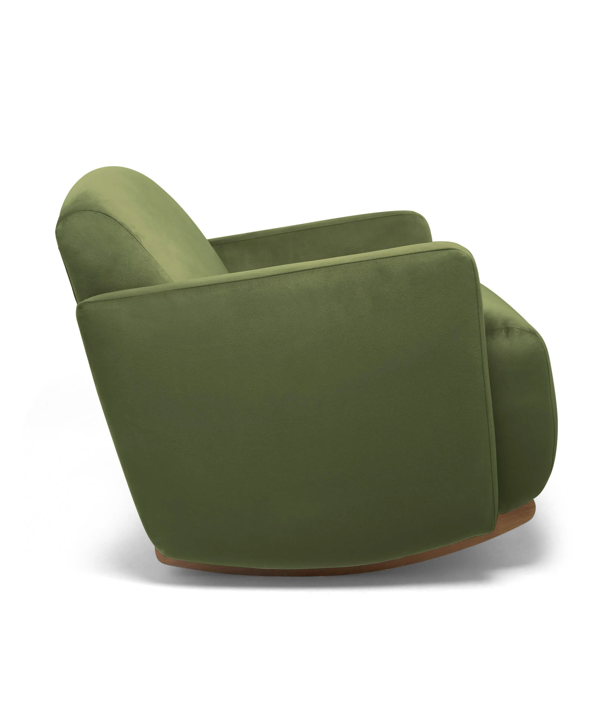 Royton Nursing Chair - Olive Velvet - Image 4