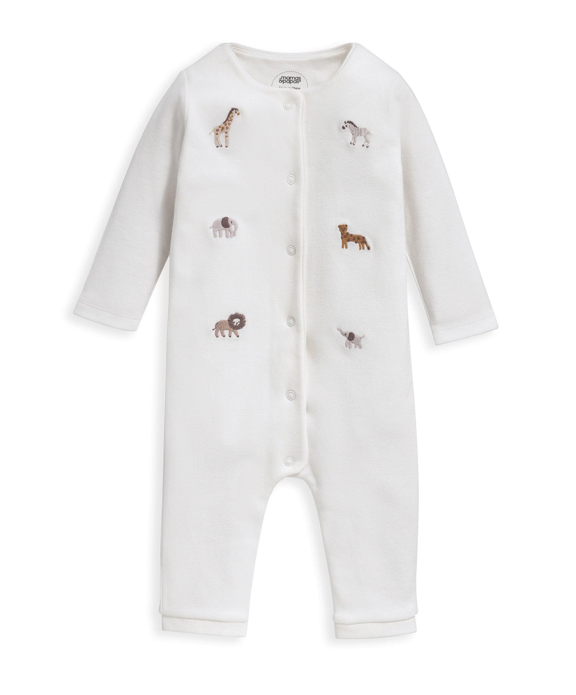 Safari Embroided Romper - Image 3