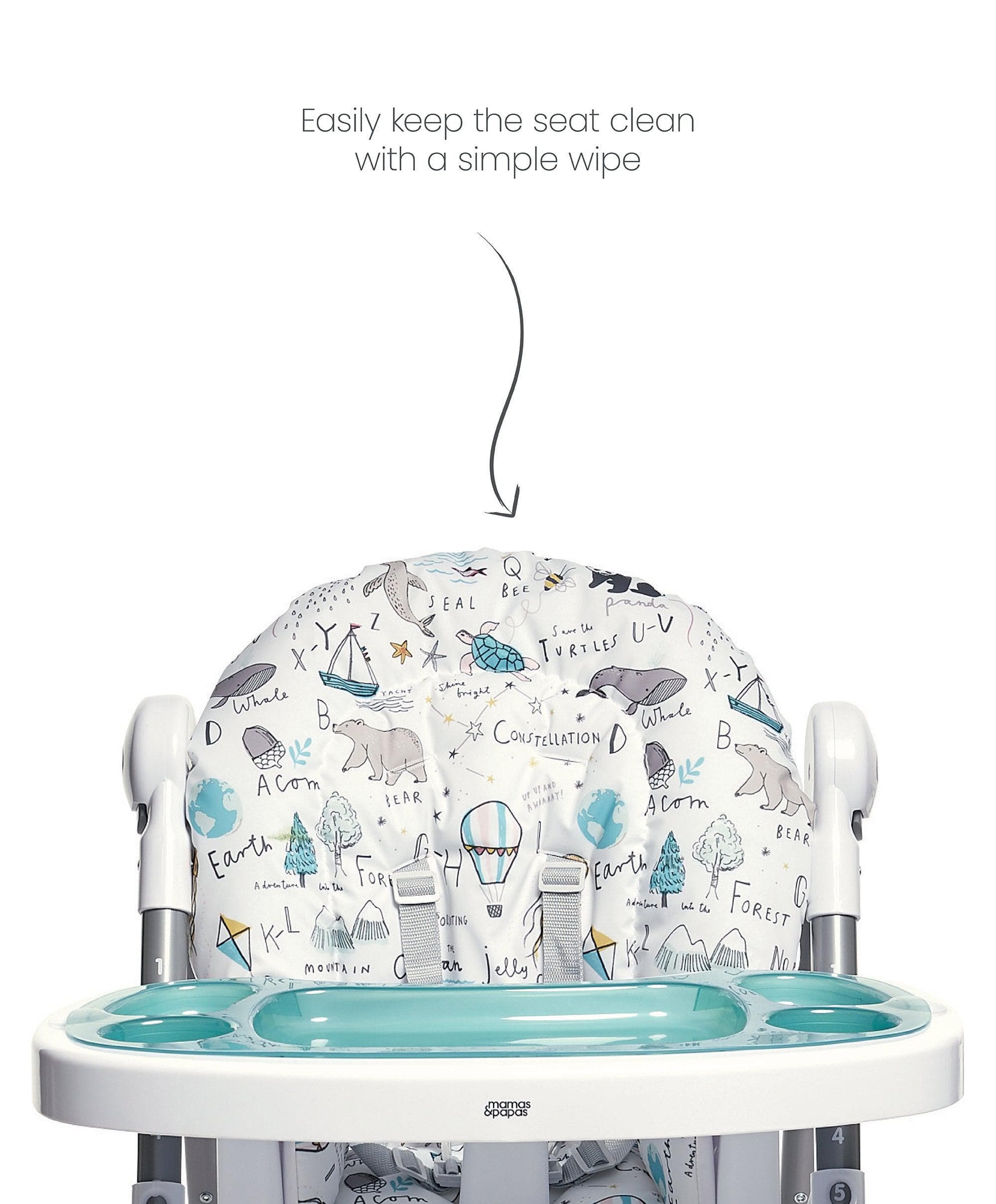 Snax Highchair - Happy Planet - Image 6